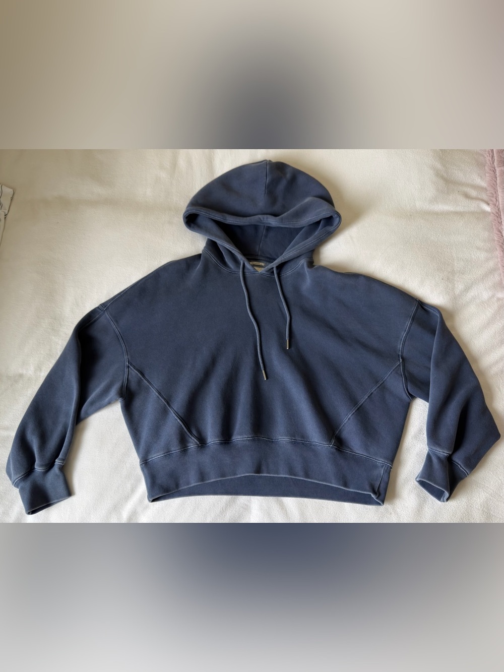 Abercrombie & Fitch Women's Essential Mini Sunday Hoodie Blue